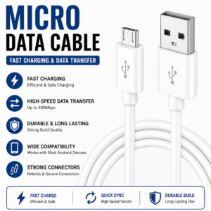ERD Premium Micro USB Data Cable for Fast Charging