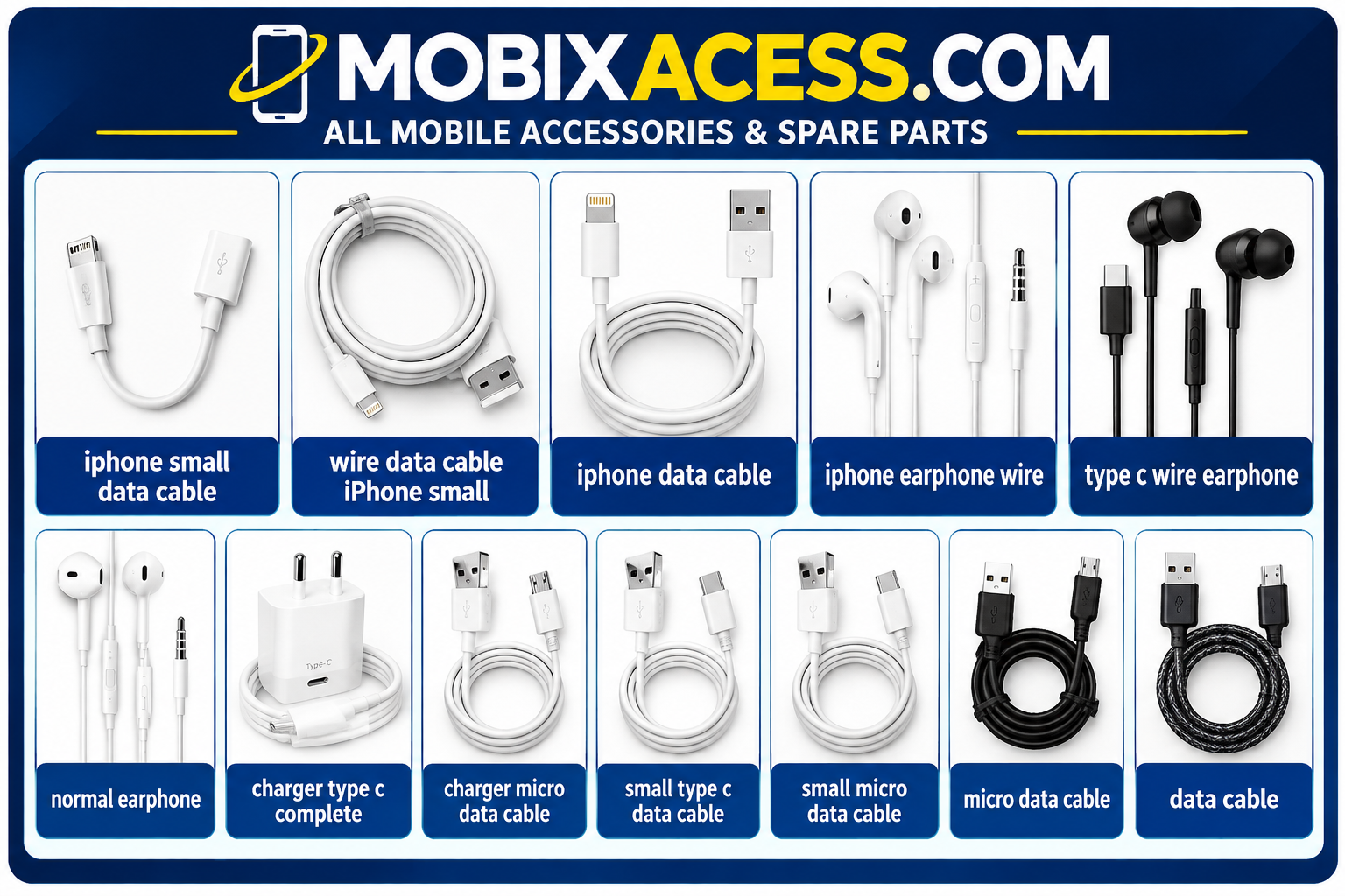 all type of data cable